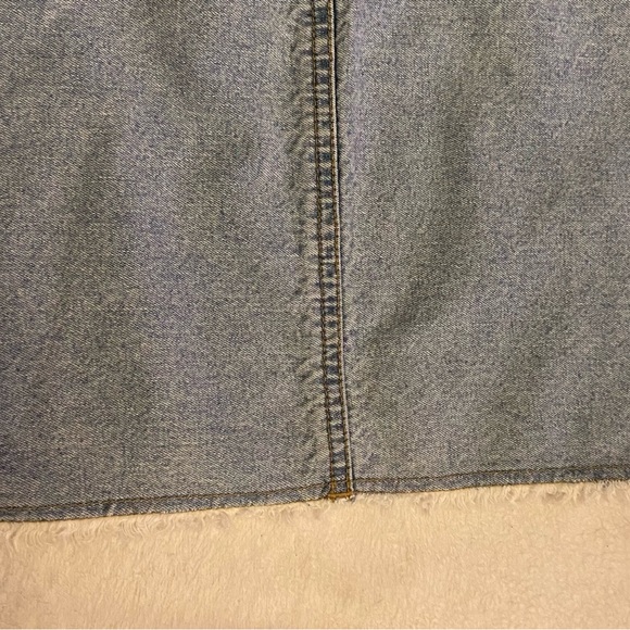 Liz wear Trademark 90’s vintage blue Jean skirt - Picture 7 of 8